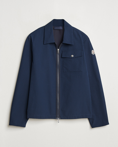 Heren | | Moncler | Zip Overshirt Navy