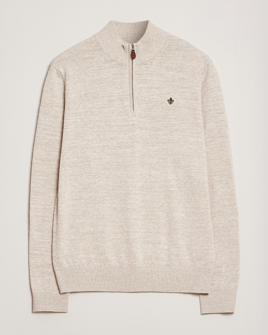 Heren | Truien | Morris | Randall Half Zip Khaki