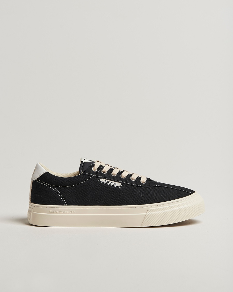 Stepney Workers Club Dellow 02 Cupsole Canvas Sneaker Black – Zwart