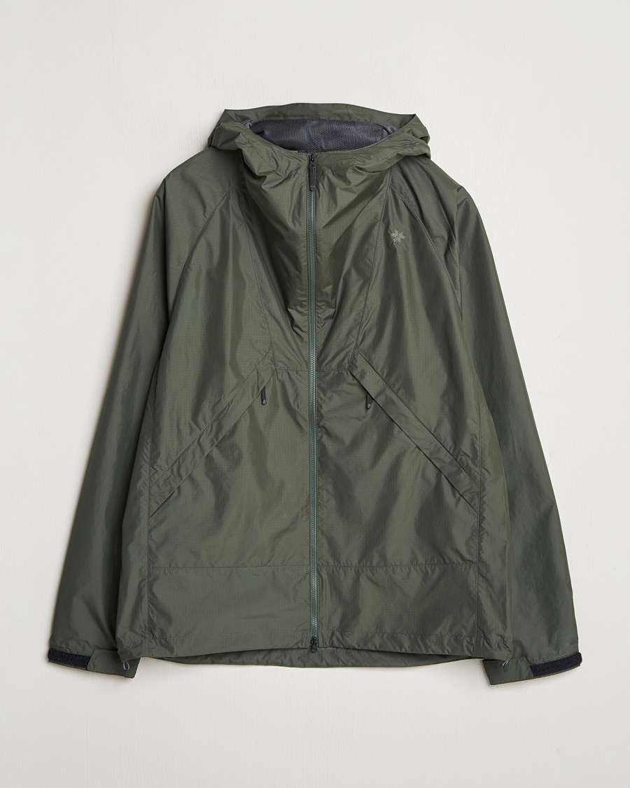 Heren | Goldwin | Goldwin | Rip-Stop Hooded Jacket Dark Olive