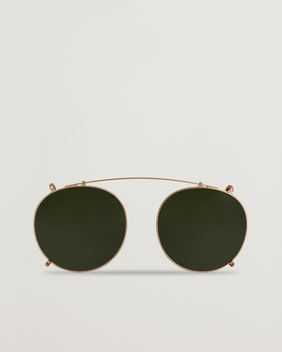 TBD Eyewear Clip-ons Gold/Bottle Green – Groen