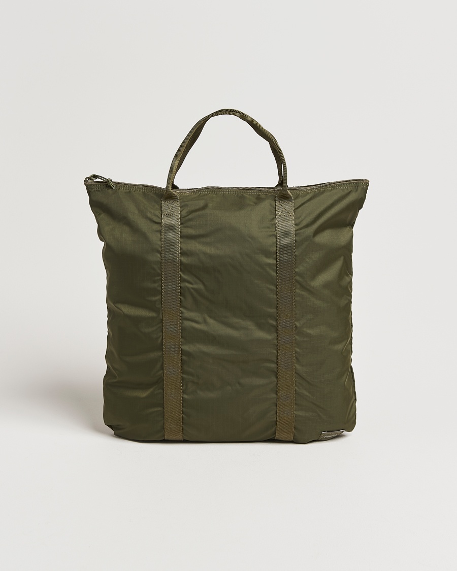 Porter-Yoshida & Co. Flex 2Way Tote Bag Olive Drab – Groen