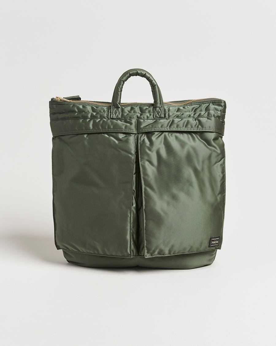 Porter-Yoshida & Co. Tanker Helmet Bag Sage Green – Groen
