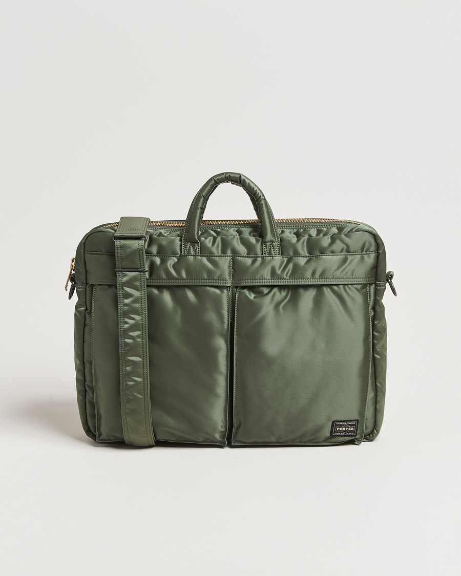 Porter-Yoshida & Co. Porter-Yoshida & Co.Tanker 2Way Document BagSage Green – Groen