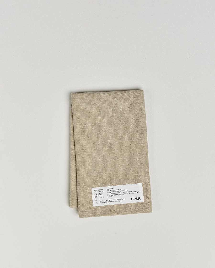 Heren |  | Frama | Light Hand Towel 50x80cm Sage Green