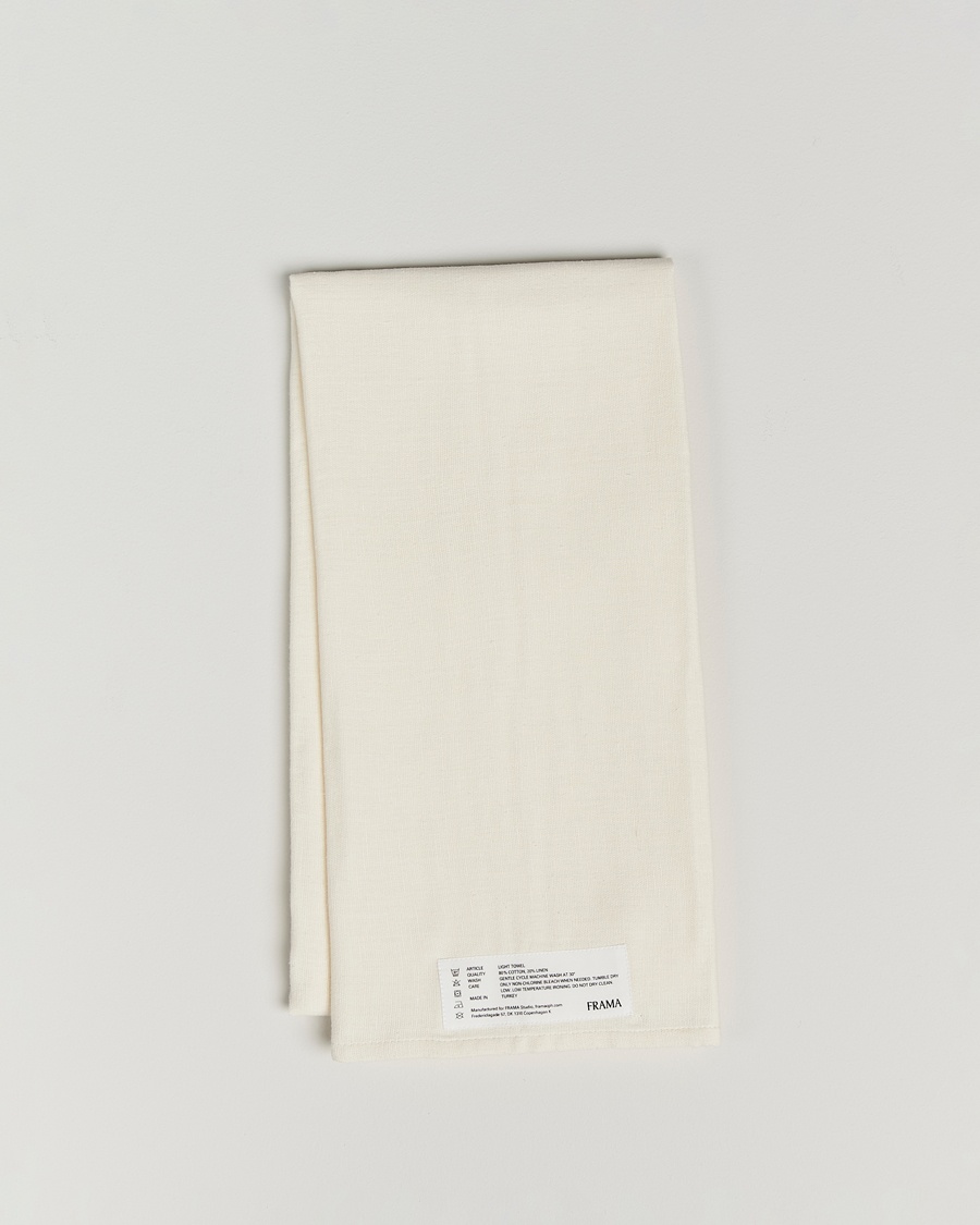 Heren |  | Frama | Light Bath Towel 70X140cm Bone White