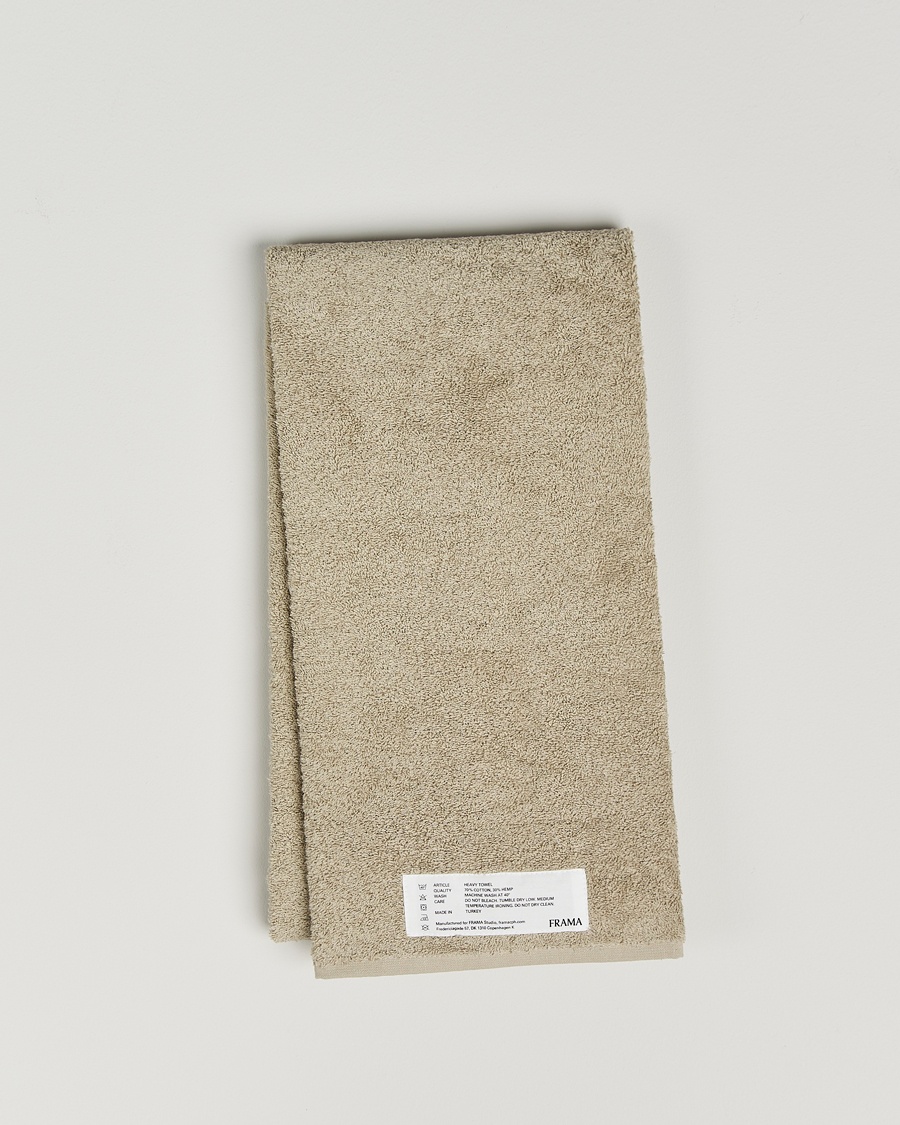 Heren |  | Frama | Heavy Bath Towel 70x140cm Sage Green