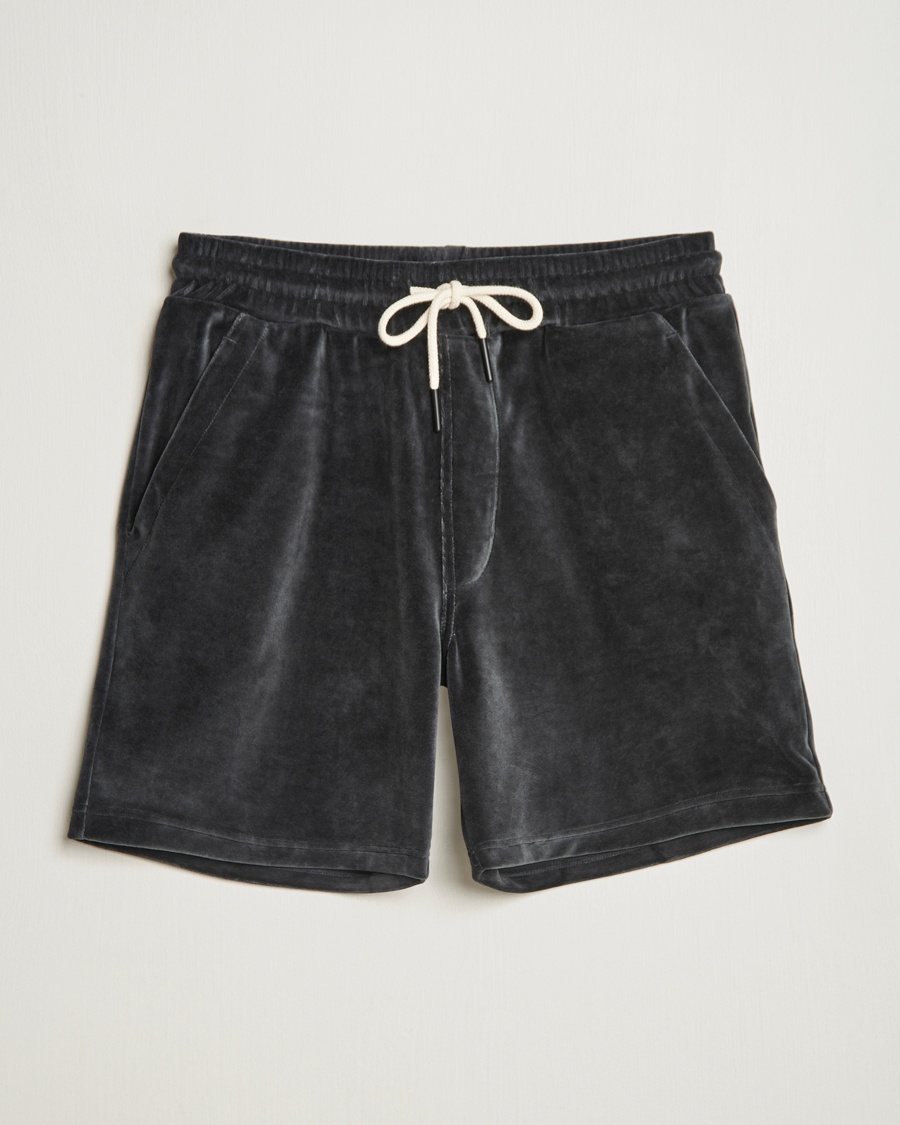 Heren | | OAS | Velour Shorts Nearly Black
