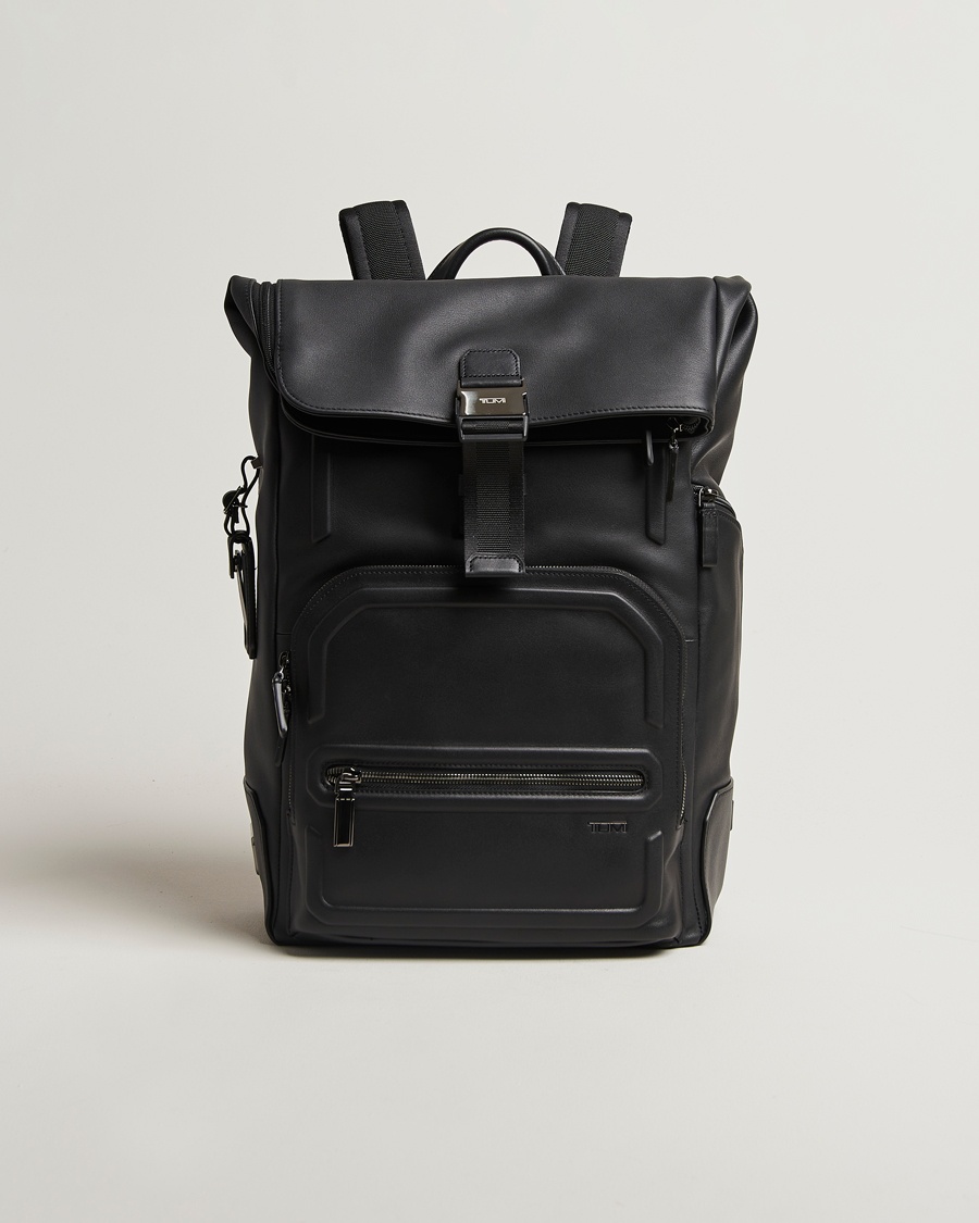 TUMI Harrison Osborn Roll Top Backpack Black – Zwart