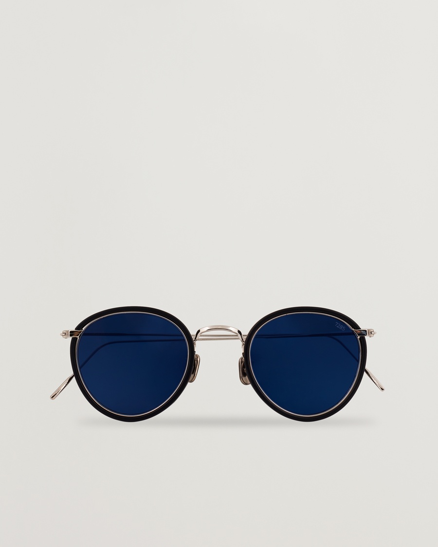 EYEVAN 7285 717E Sunglasses Matte Black/Blue – Zwart