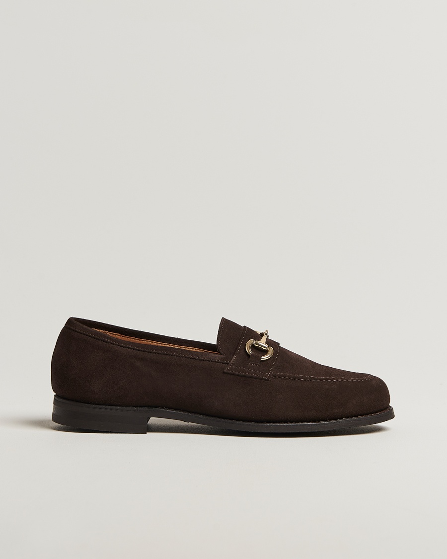 Myrqvist Karlberg Loafer Dark Brown Suede – Bruin