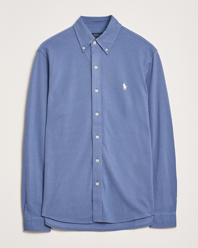 Heren | Overhemden | Polo Ralph Lauren | Featherweight Mesh Shirt Capri Blue