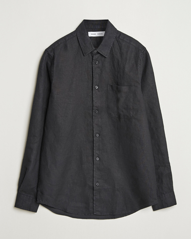 Heren |  | Samsøe Samsøe | Liam Linen Shirt Black