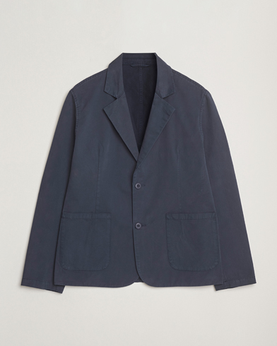 A Day's March Mace Unconstructed Blazer Navy – Blauw