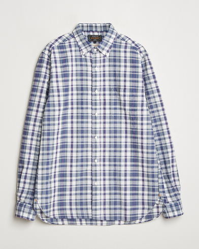 Heren | Heritage Corner | BEAMS PLUS | Madras Button Down Shirt White/Blue