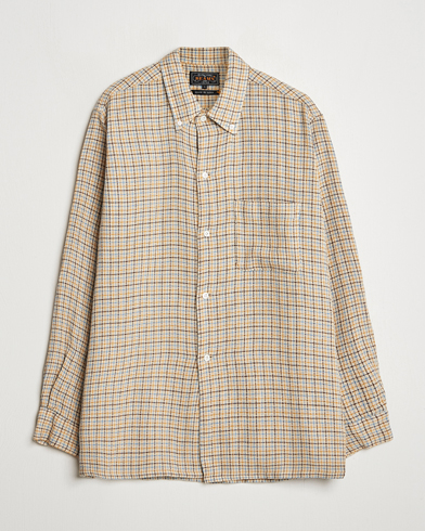 Heren | Heritage Corner | BEAMS PLUS | Gunclub Mesh Button Down Shirt Beige