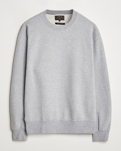 Heren | Grijze sweatshirts | BEAMS PLUS | Made In Japan Cotton Sweatshirt Grey