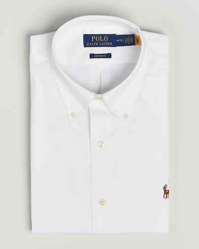 Polo Ralph Lauren Custom Fit Oxford Dress Shirt White – Wit