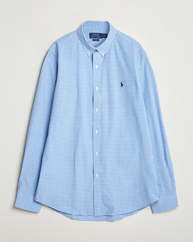 Heren | | Polo Ralph Lauren | Slim Fit Poplin Shirt Blue/Check