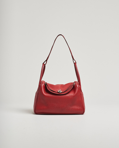 Heren | Gifts for Her | Hermès Pre-Owned | Lindy 30 Bag Taurillon Clemence Leather Red