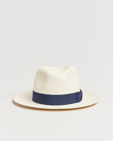 Wigéns Panama Hat White/Navy – Wit