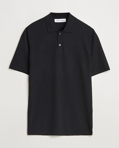 Samsøe Samsøe Sarown Knitted Polo Black – Zwart