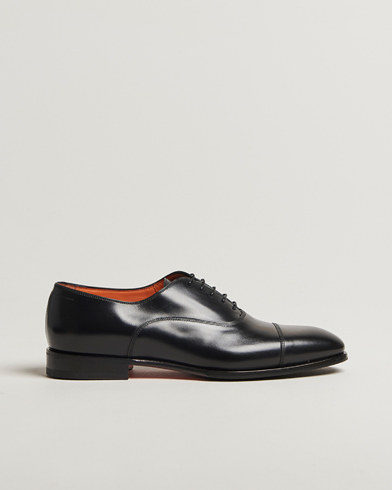 Santoni Adrian Oxford Black Calf – Zwart