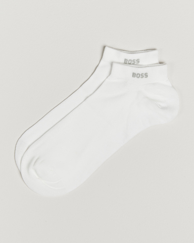 BOSS BLACK 2-Pack Sneaker Socks White – Wit