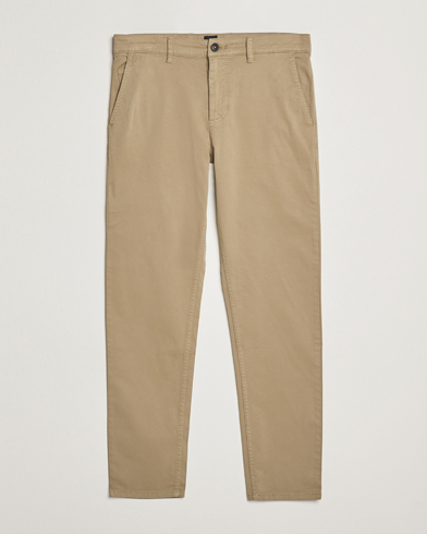 BOSS ORANGE Tapered Fit Cotton Chinos Beige – Beige