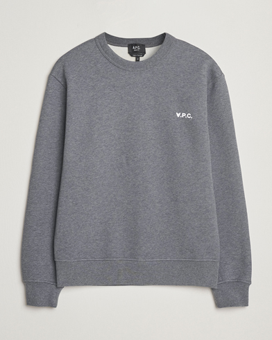 Heren | | A.P.C. | Boxy Fit Petit VPC Sweatshirt Anthracite/White