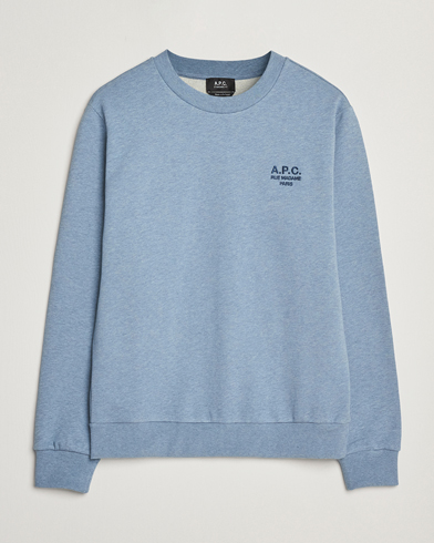 Heren | Truien | A.P.C. | Rue Madame Sweatshirt Blue Melange/Navy