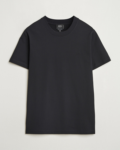 A.P.C. Embroidered APC T-Shirt Black – Zwart