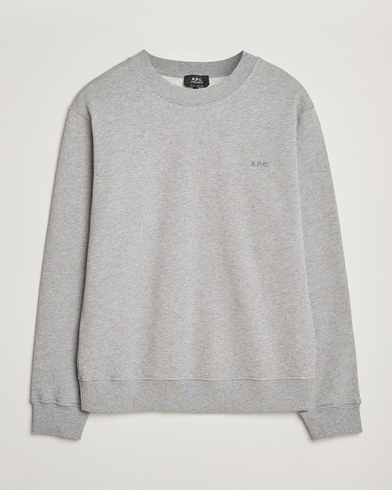Heren | | A.P.C. | Embroidered APC Sweatshirt Heather Grey