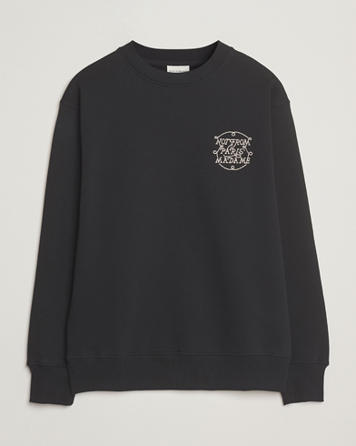 Drôle de Monsieur Slogan Tresses Sweatshirt Black – Zwart