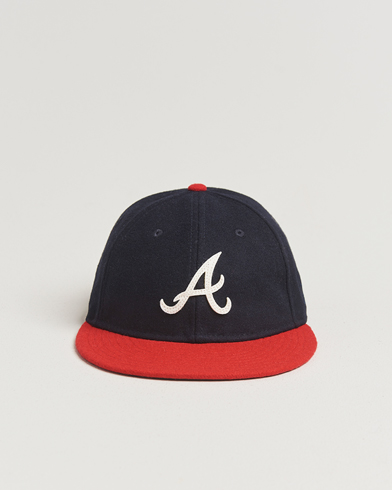 New Era Retro Crown 9Fifty Melton Wool Cap Atlanta Braves – Blauw