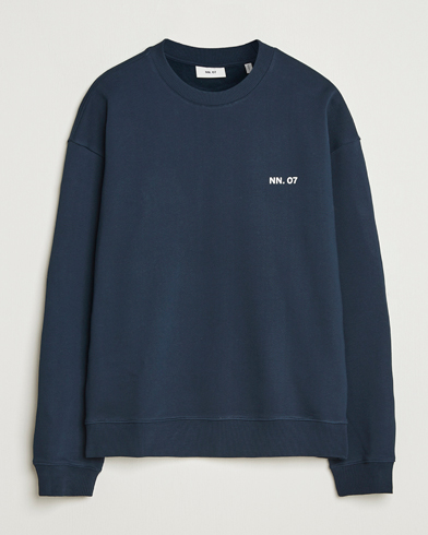 NN07 Dagon Crew Neck Sweatshirt Navy – Blauw