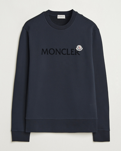 Moncler Lettering Logo Sweatshirt Navy – Blauw