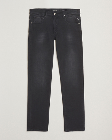 Replay Grover Powerstretch Jeans Washed Black – Zwart