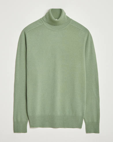 Altea Wool/Cashmere Rollneck Green – Groen