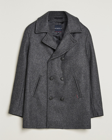 Armor-lux Kermor Wool Peacoat Grey Melange – Grijs