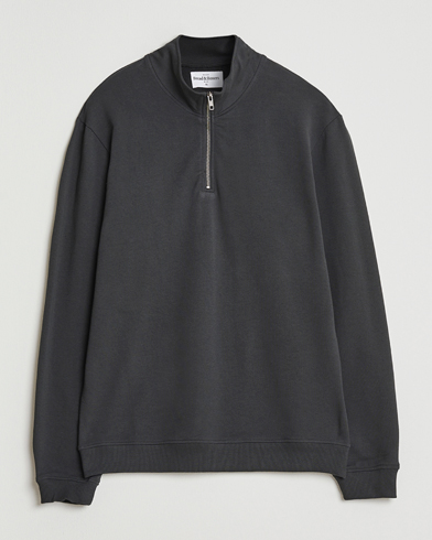 Bread & Boxers Loungewear Half Zip Charcoal – Grijs