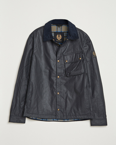 Belstaff Ground Wax Jacket Dark Navy – Blauw