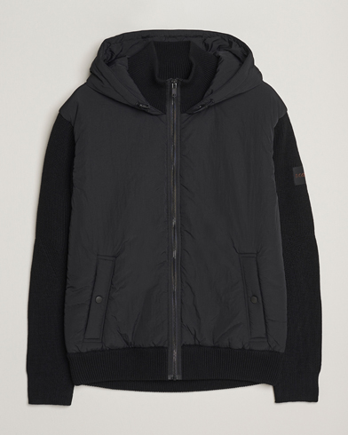 BOSS ORANGE Kiaccio Hybrid Hooded Full Zip Black – Zwart
