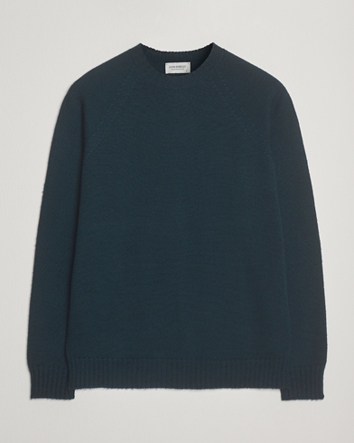 John Smedley Denver Extra Fine Merino Crew Neck Richardson Green – Groen