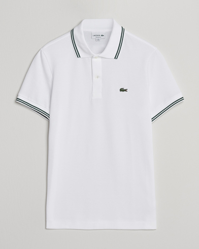 Lacoste Original Tipped Polo Piké White – Wit