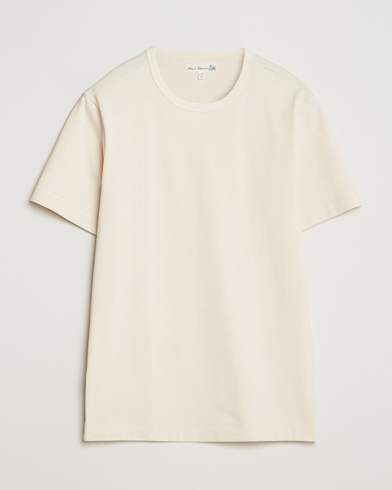 Merz b. Schwanen Classic Fit Sturdy T-Shirt Nature – Wit
