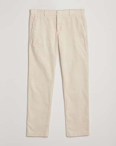 NN07 Theo Regular Fit Corduroy Chinos Ivory - Maat: W30L32 - Kleur: Wit