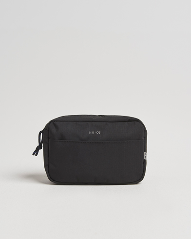 NN07 Nylon Ripstop Washbag Black – Zwart