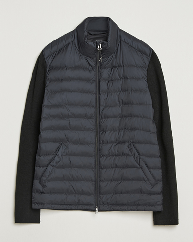 Gant Mixed Media Hybrid Jacket Black – Zwart