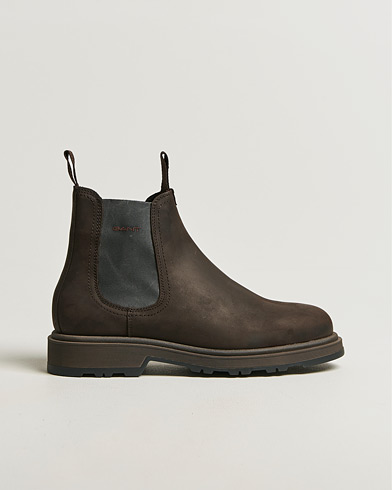 GANT Blisdor Rough Leather Chelsea Boot Dark Brown – Bruin